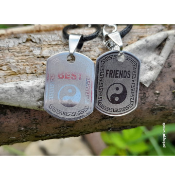 Prívesok best friends hranatý Prívesok best friends hranatý